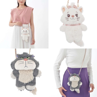 ‼️現貨‼️ 🇯🇵日本連線Disney Store迪士尼商店限定㊙️壞貓 魯西法 瑪麗貓造型鏈帶包 斜背 限量 小廢包