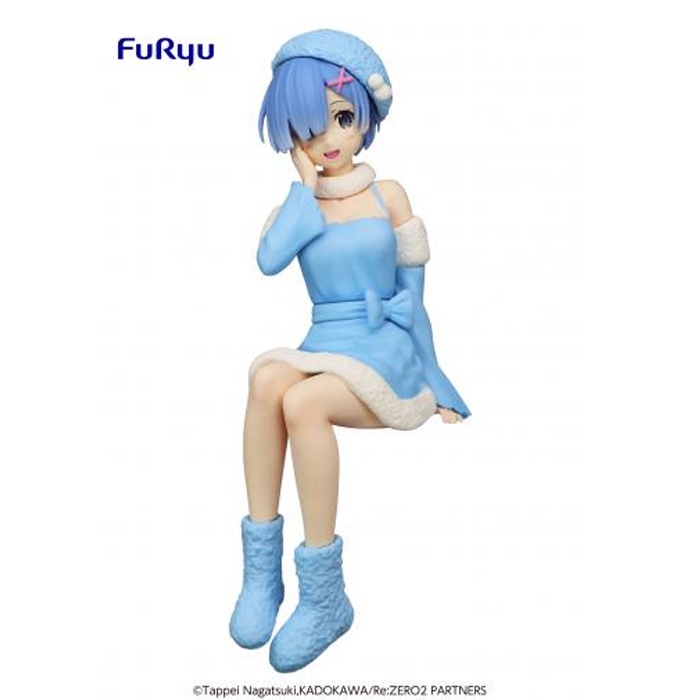 FuRyu Re:從零開始的異世界 雷姆 白雪公主 泡麵蓋 景品 代理版 豬帽子模型玩具