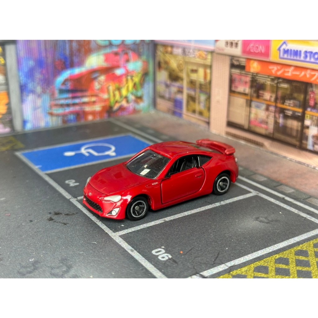 TOMICA-A01-無盒戰損-舊款TOYOTA 86-紅