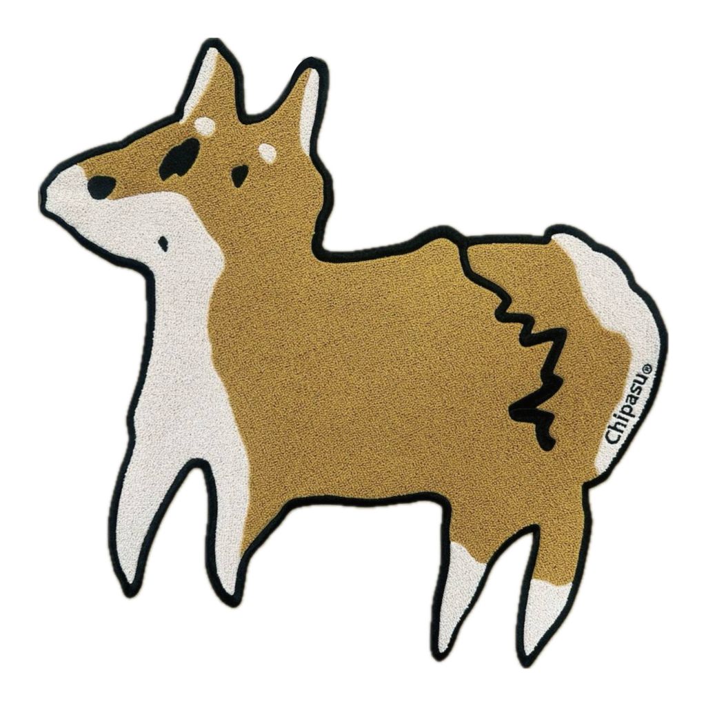 [ DOG RUG Vol.1 ] #5 Shiba Inu Red 寵物造型地毯 赤柴犬