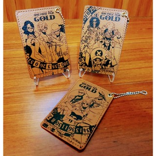 【臺灣現貨 】海賊王 航海王 黃金城 FILM GOLD PU材質 悠遊卡 卡套 魯夫 索隆 香吉士 草帽九人 電影周邊