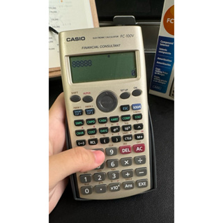 二手CASIO卡西歐 財務型計算機 FC-100V(含說明書)