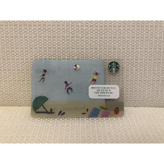 星巴克 STARBUCKS 韓國 2016 海邊 隨行卡 儲值卡 星巴克卡 收藏