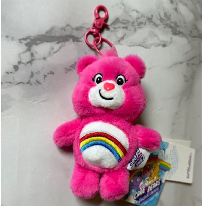 現貨全新Care Bears 彩虹熊 娃娃 吊飾 鑰匙扣 鑰匙圈 愛心 彩虹熊