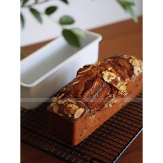 糖糖烘焙 BREADLEAF 21cm長方形活底 固定底 磅蛋糕模 起司蛋糕模 不沾蛋糕模 布朗尼模 長方形蛋糕模
