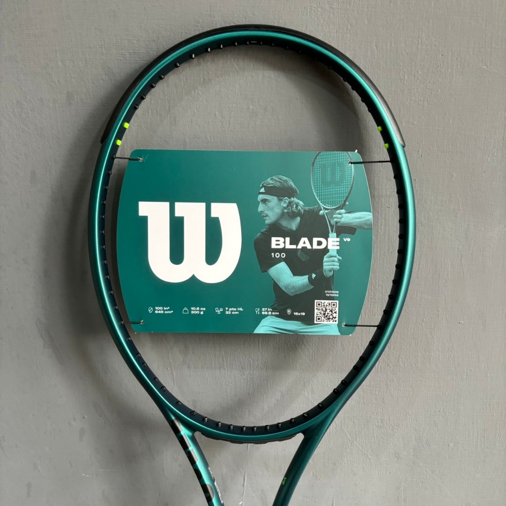 【英明羽球】WILSON 2024新款 高階 網球拍 Blade 100 v9 網球 300g