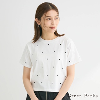 Green Parks 注目愛心刺繡T恤(6P46L1C1600)