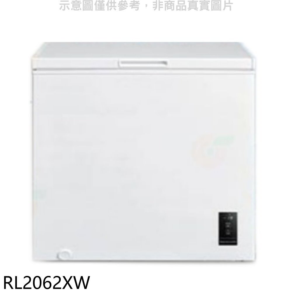 東元【RL2062XW】206公升上掀式臥式變頻冷凍櫃(含標準安裝) 歡迎議價