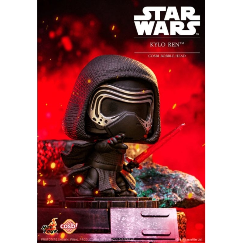 Hot toys cosbi 星際大戰大頭公仔 star wars 盲盒 單售凱羅忍 盒玩