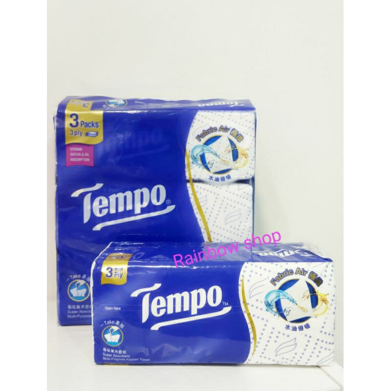 Tempo極吸萬用三層廚房紙巾60抽/單包販售