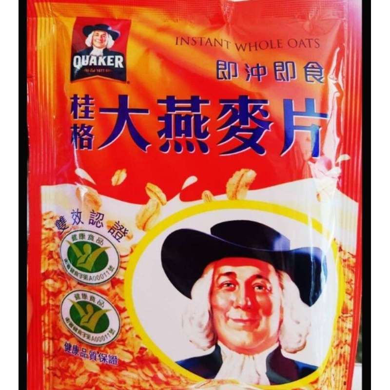 桂格即沖即食大燕麥片隨身包37.5g（健康食品）單包即期品