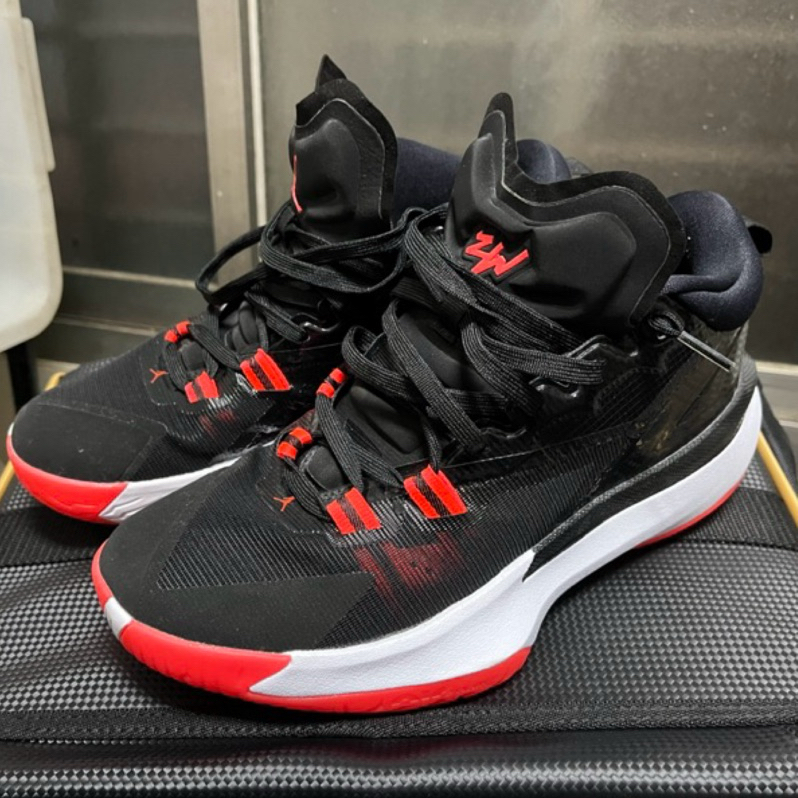 NIKE 耐吉 籃球鞋 Jordan Zion 1 PF 運動 男鞋 喬丹 錫安 氣墊 避震 支撐 包覆 球鞋 黑 紅