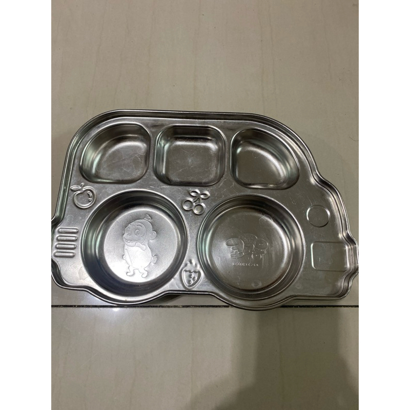 二手/韓國/304不鏽鋼車車餐盤