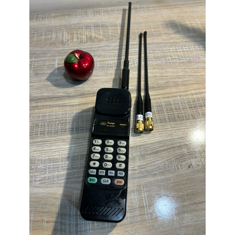 早期 黑金剛 大哥大 手機 對講機 附天線 懷舊 收藏