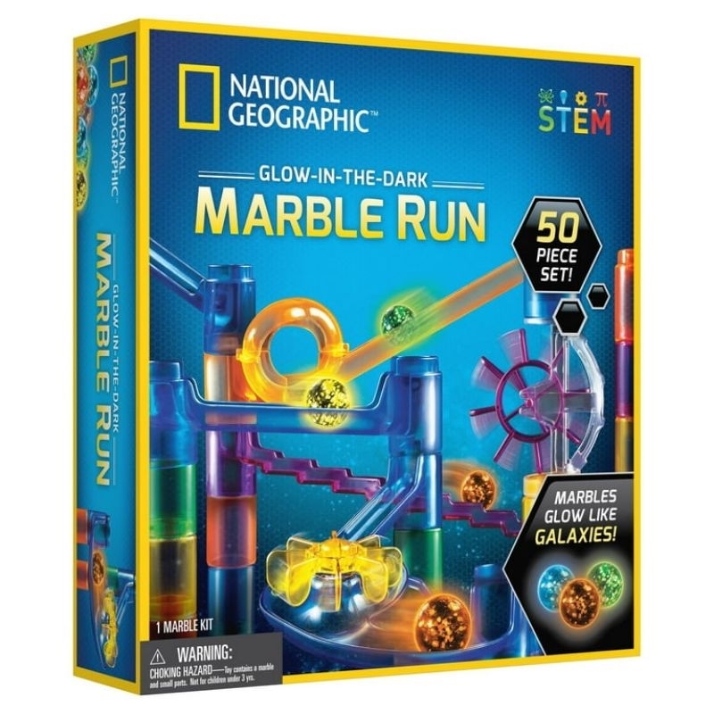 National Geographics Marble Run 國家地理 彈珠軌道 夜光 美國瑪莉莎 - 全新 美國正版