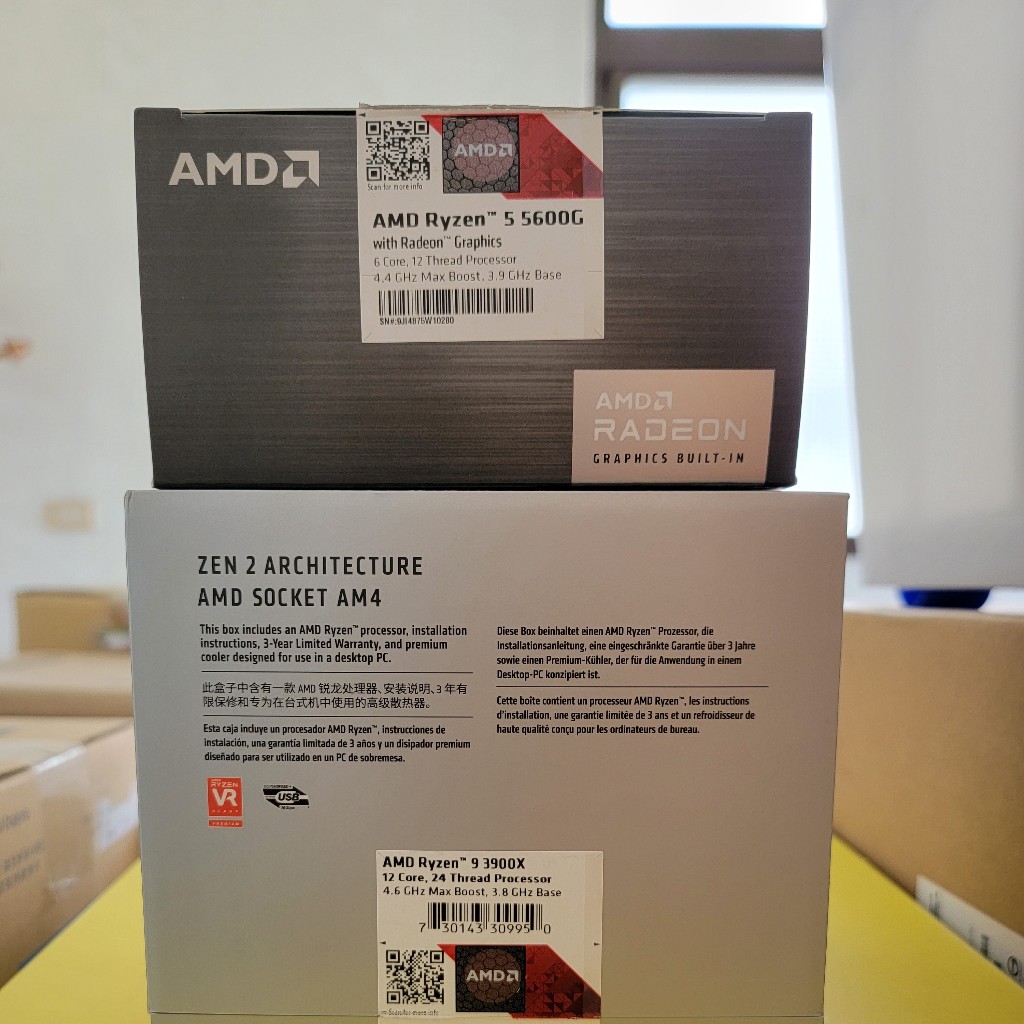 AMD Ryzen 9 3900X 盒 12C24T 3.8G 4.6 64M 105W AM4 含 全新 原廠 扇