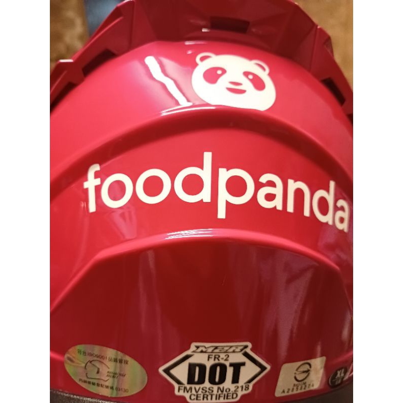 Foodpanda 熊貓 二手 安全帽  外送  XL