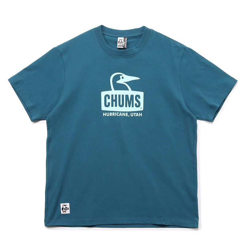 CHUMS 男女 Booby Face T-Shirt短袖上衣 藍綠-CH012278T001