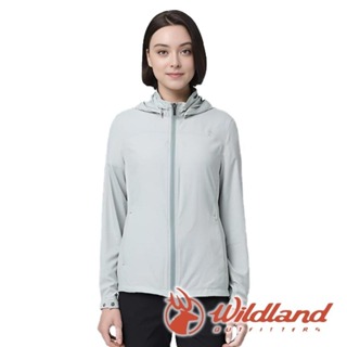【wildland 荒野】女彈性透氣抗UV輕薄外套『栗松溫泉』0B21909