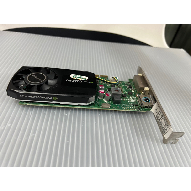 電腦雜貨店～工作站繪圖卡 NVIDIA QUADRO K620 2G /DDR3 /DP+DVI二手良品 $650