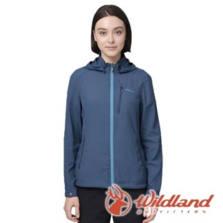 【wildland 荒野】女彈性透氣抗UV輕薄外套『秀姑藍山』0B21907