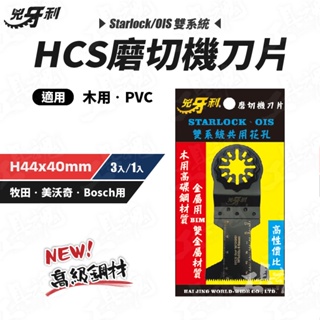 HCS磨切機刀片 H44x40 兇牙利 磨切機 Starlock/OIS 雙系統 木片 PVC 刀片 鋸片