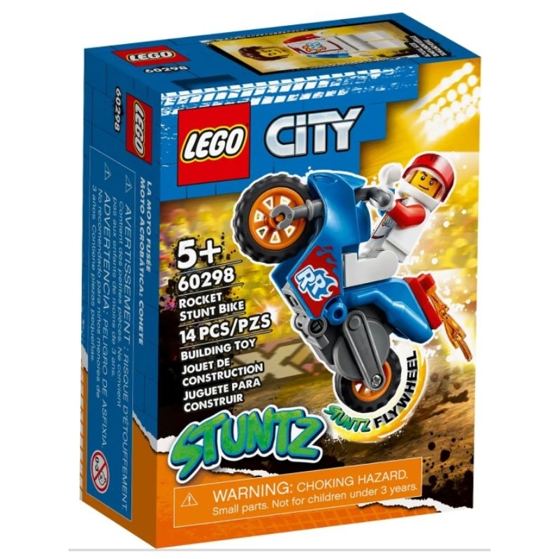 【ToyDreams】LEGO樂高 City城市 60298 飛天特技摩托車 Rocket Stunt Bike