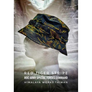 新品上市／國軍80年代紅虎斑奔尼帽，闊邊帽，戶外活動露營帽子，Himalaya Works Taiwan手工製作