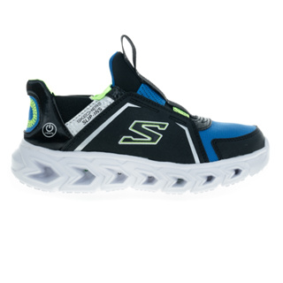 SKECHERS HYPNO-FLASH 2.0 中大童 燈鞋 休閒鞋 黑-403830LBBLM