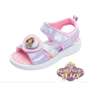【Disney 迪士尼】小公主蘇菲亞 女童鞋SOKT41977 台灣製造 SGS認證 輕量回彈 耐磨防滑兒童電燈涼鞋-紫