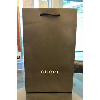 二手🌈GUCCI古馳 紙袋 購物袋（黑色）