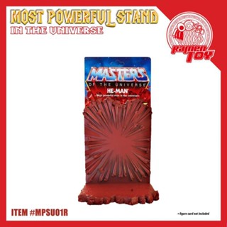 美版全新現貨 Ramen Toy TMPSITU 拉麵玩具 太空超人 He-Man 經典衝擊爆破站立臺背景 紅色版