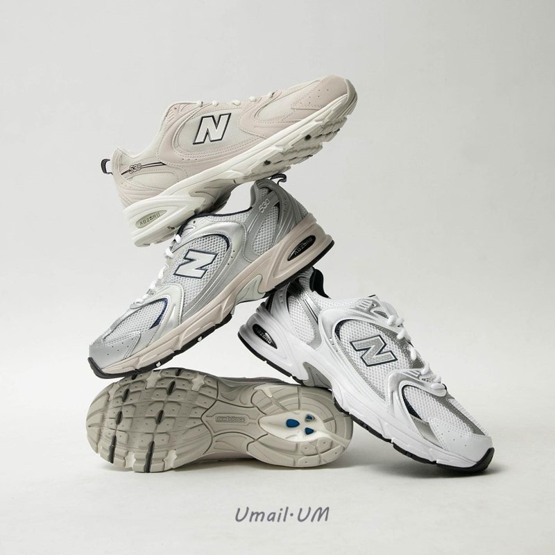 UM-New Balance NB 530 休閒 慢跑鞋 白銀 MR530SG 灰銀 MR530KA 米白MR530SH