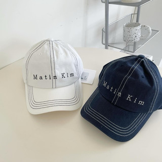 🇰🇷韓國KKOBA 現貨 MATIN KIM STITCH BALL CAP 車縫線 老帽 帽子 棒球帽