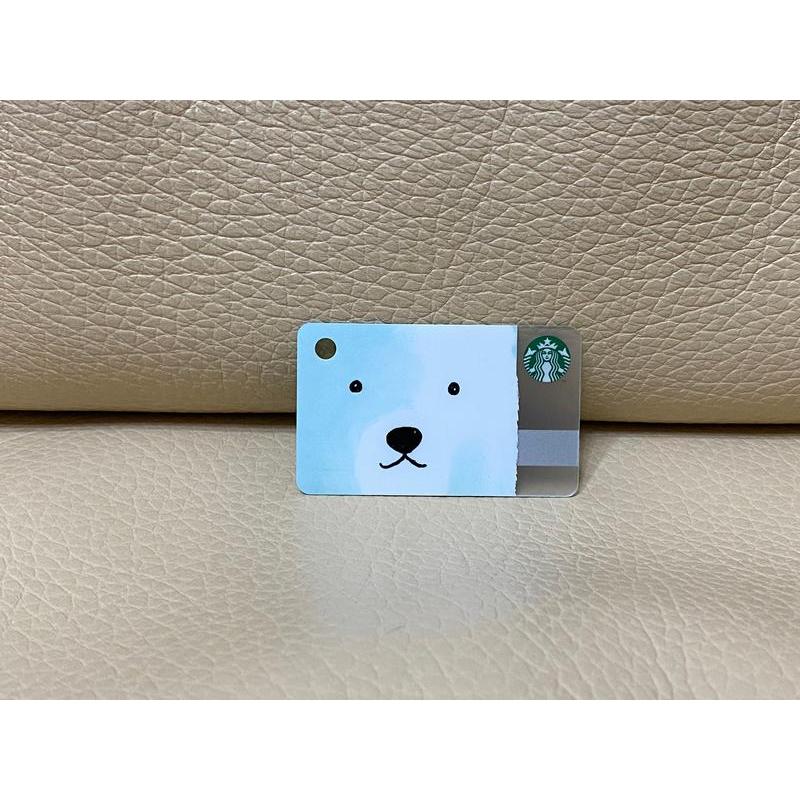 馬來西亞 星巴克 STARBUCKS 2016 白熊 可愛動物 迷你卡 隨行卡 儲值卡 星巴克卡 星巴克隨行卡 卡片