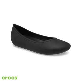Crocs卡駱馳 (女鞋) 布魯克林平底鞋 209384-001_洞洞鞋