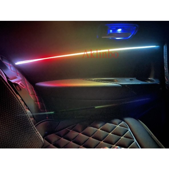 豐田COROLLA CROSS CC GR 車內升級版 幻彩氣氛燈  手把燈  腳窩氣氛燈  多色呼吸變幻 # 完工價