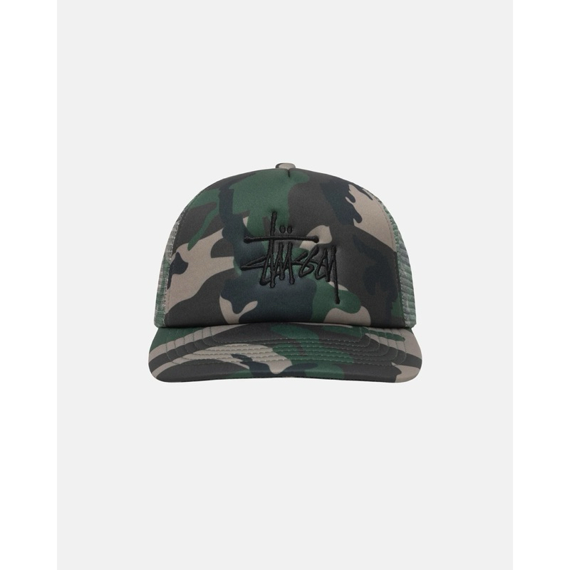 [SEVEN SELECT] STUSSY TRUCKER BIG BASIC SNAPBACK CAP 網帽 迷彩