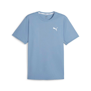 PUMA 短袖上衣 慢跑系列Run Fav短袖T恤(M) 男 52505820 現貨 淺藍