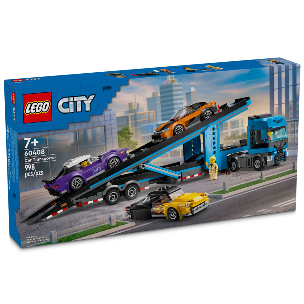 ［想樂］ 全新 樂高 LEGO 60408 City 城市 汽車運輸車和跑車
