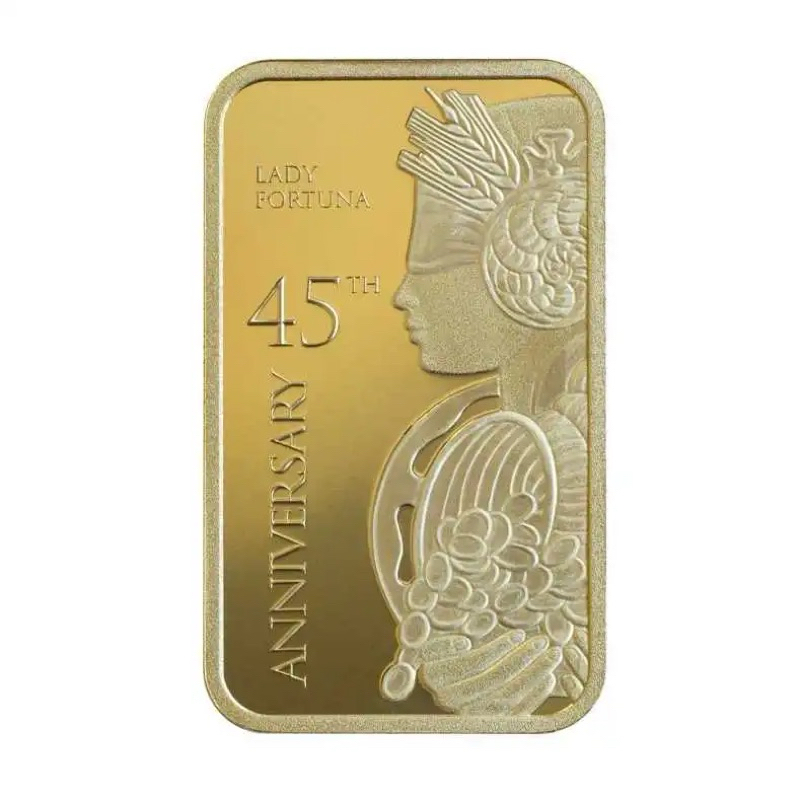 瑞士PAMP 限量版 財富女神45週年紀念金條 5 公克