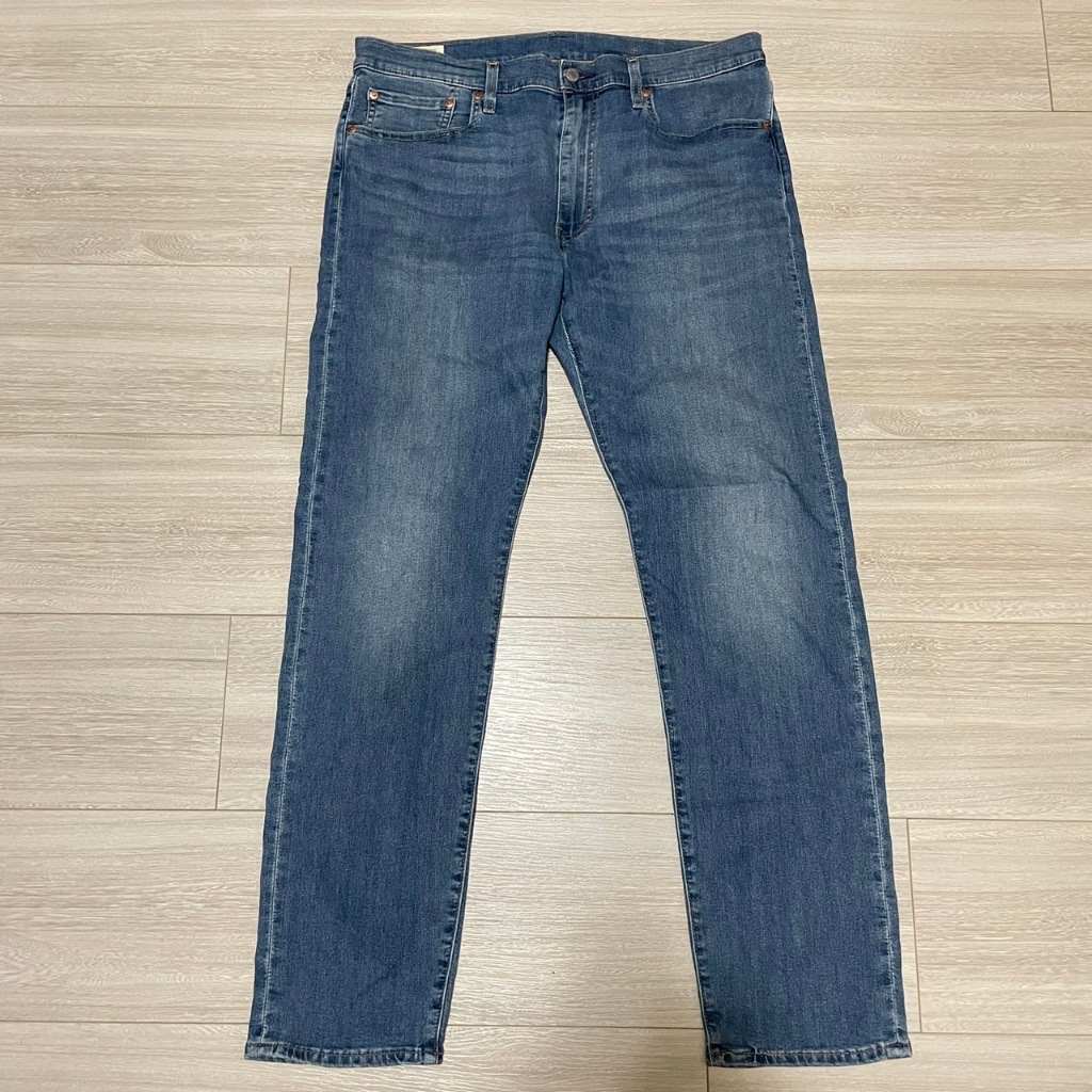 Levi's levis 502 29507-1334 W36 L34 淺藍刷色大E上寬下窄牛仔褲 512 501CT