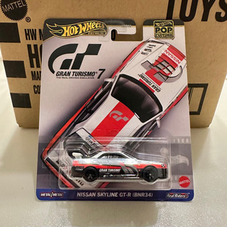 風火輪 Hot wheels Nissan GTR R34 Gran Turismo 彩繪白