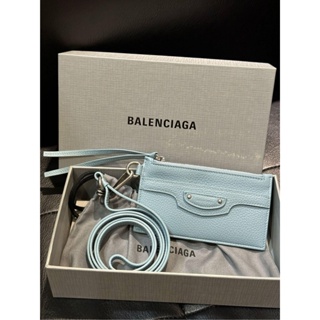 Balenciaga 巴黎世家 機車 牛皮 卡包 手拿包 卡夾 包 8X13CM