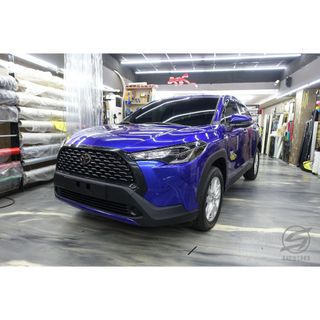 Toyota Corolla Cross 全車貼膜 全車亮藍貼膜 Corolla Cross改色包膜 Cross犀牛皮
