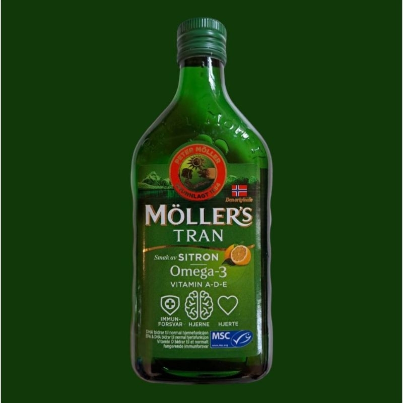 挪威🇳🇴 Mollers 北極鱈魚肝油 檸檬500ml(2026效期) Möller's 沐樂思 睦樂