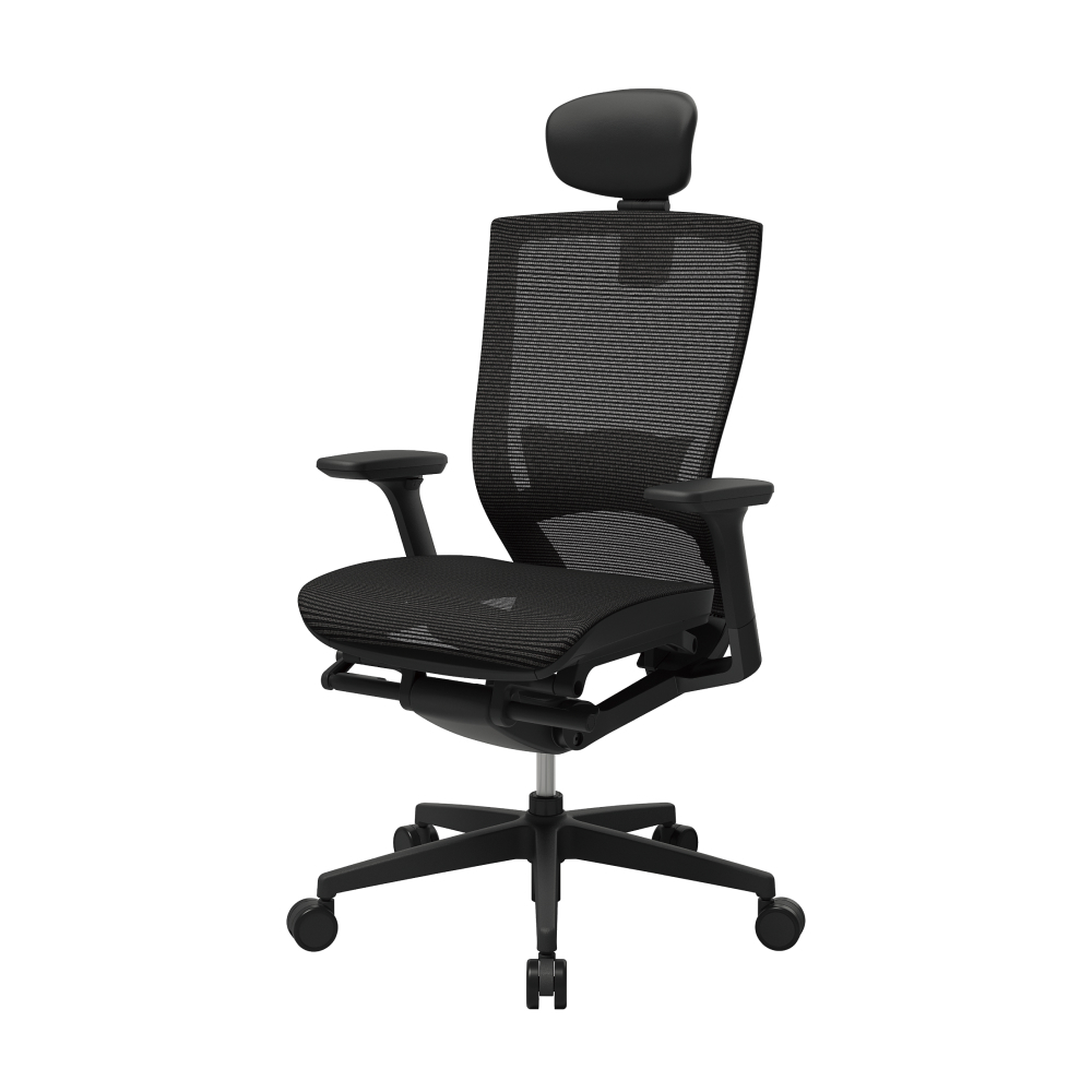 極新 - 韓國 SIDIZ T50 AIR 全網透氣 辦公椅 人體工學椅  電腦椅 - 黑色款