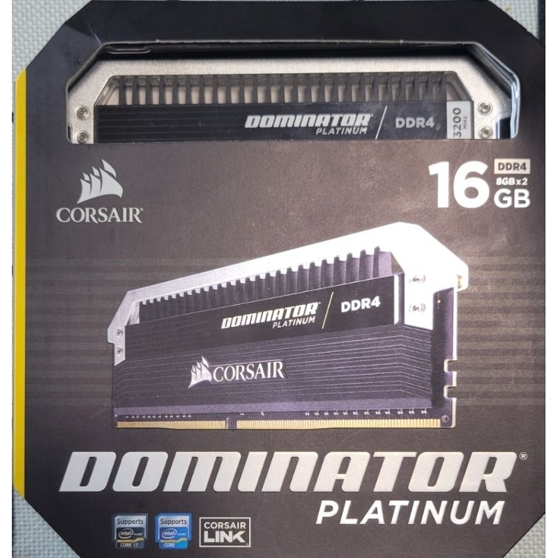 [夢幻逸品〕Corsair 海盜船 Dominator Platinum  DDR4 DRAM 16GB,3200Mhz