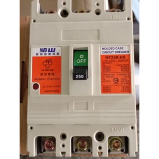 順山 NF250 HS 無熔線斷路器，全新品