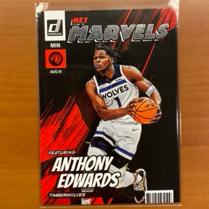 Anthony Edwards Panini Donruss Marvel NBA 球員卡